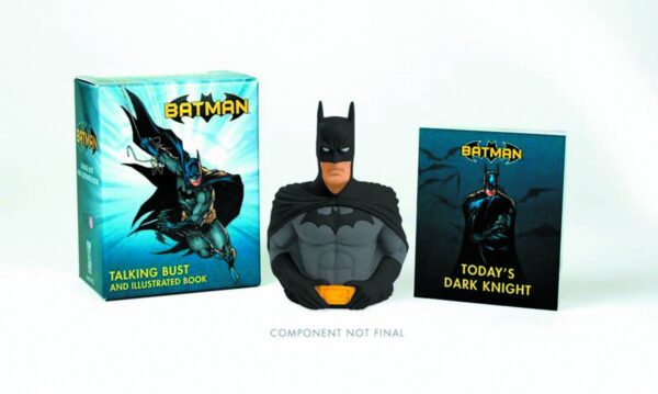 BATMAN TALKING BUST & ILLUS BOOK KIT