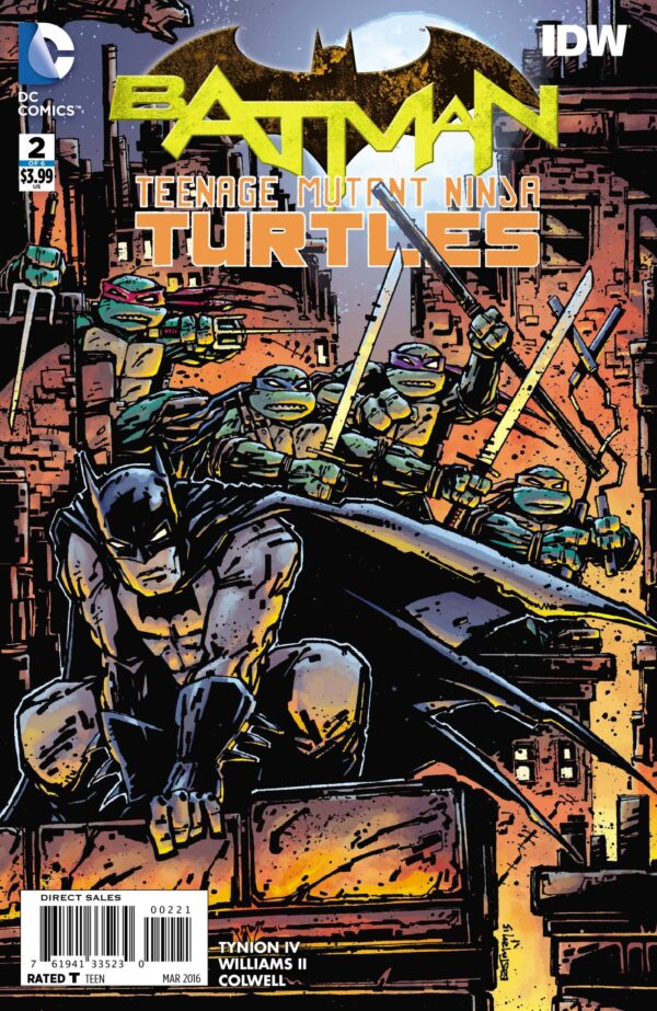 BATMAN TEENAGE MUTANT NINJA TURTLES #2 (OF 6) VAR ED