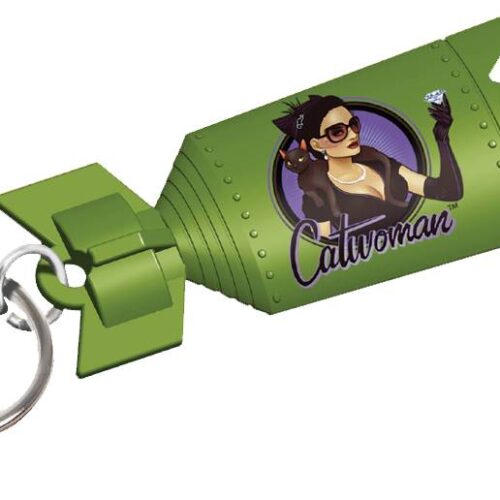 STK699856 DC BOMBSHELLS CATWOMAN OPENER KEYCHAIN