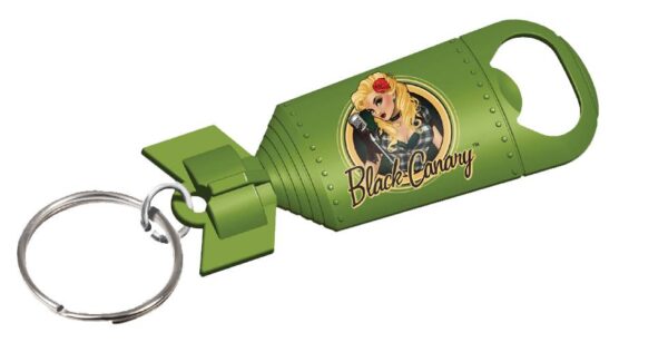 DC BOMBSHELLS BLACK CANARY OPENER KEYCHAIN