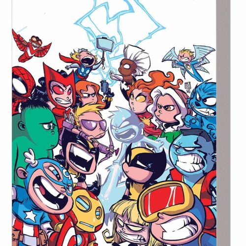 LITTLE MARVEL STANDEE PUNCH-OUT BOOK TP