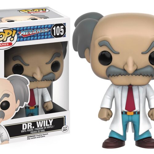 POP GAMES MEGAMAN DR WILY VINYL FIG