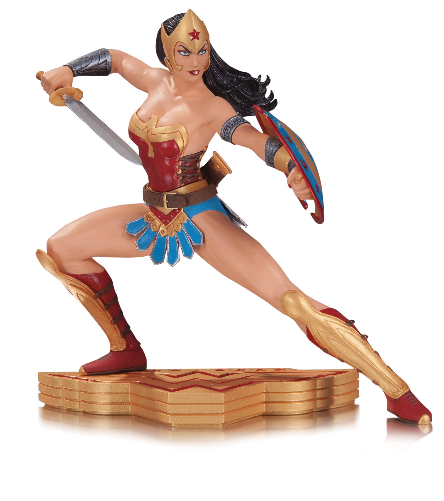 STL033411 WONDER WOMAN ART OF WAR STATUE BY GARCIA LOPEZ