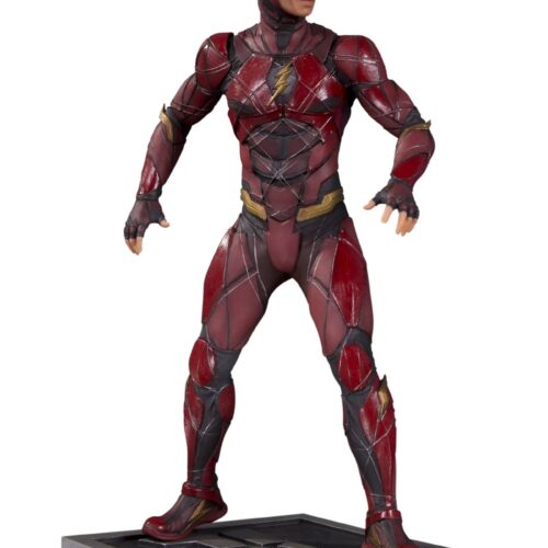 STL040511 JUSTICE LEAGUE MOVIE THE FLASH STATUE