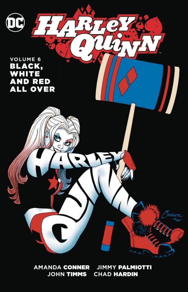 STL040758 HARLEY QUINN TP VOL 06 BLACK WHITE & RED ALL OVER