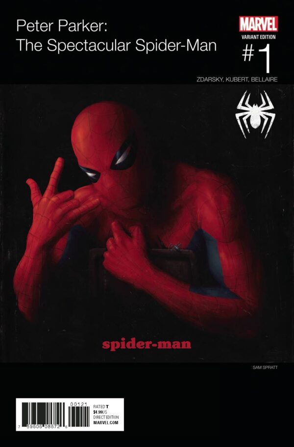 PETER PARKER SPECTACULAR SPIDER-MAN #1 SPRATT HIP HOP VAR
