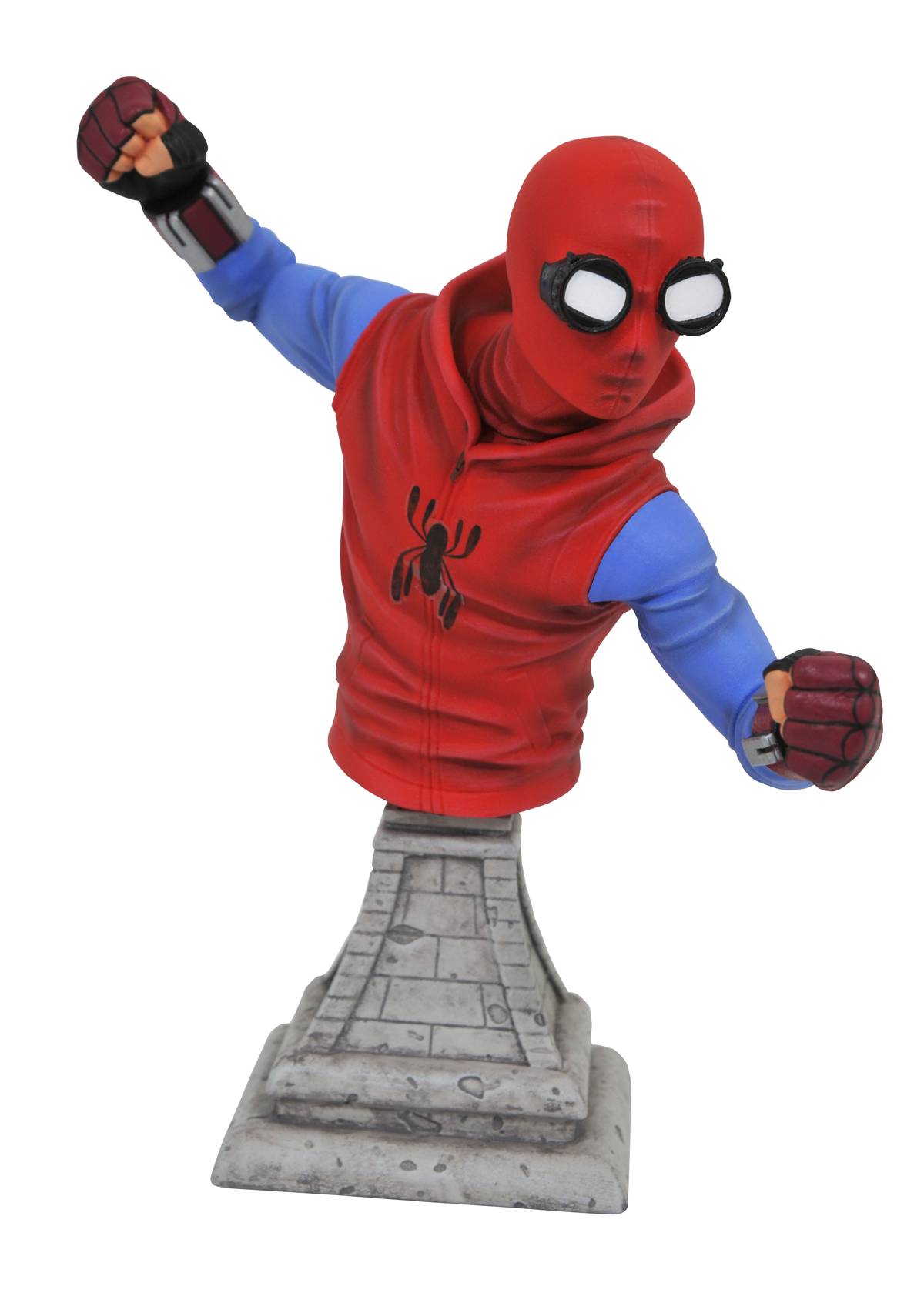 STL056116 MARVEL SPIDER-MAN HOMECOMING HOMEMADE SPIDER-MAN BUST