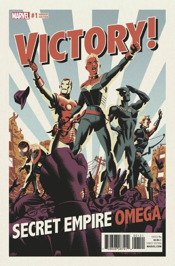 SECRET EMPIRE OMEGA #1 MICHAEL CHO VAR SE