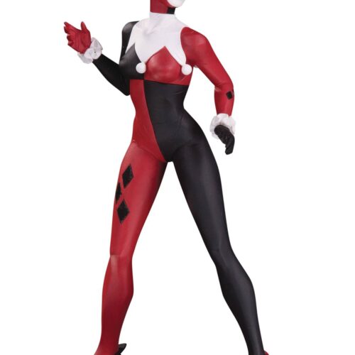 STL061849 HARLEY QUINN RED WHITE & BLACK STATUE BY JAE LEE