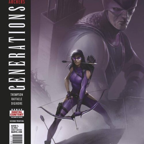 GENERATIONS HAWKEYE & HAWKEYE #1 MATTINA 2ND PTG VAR
