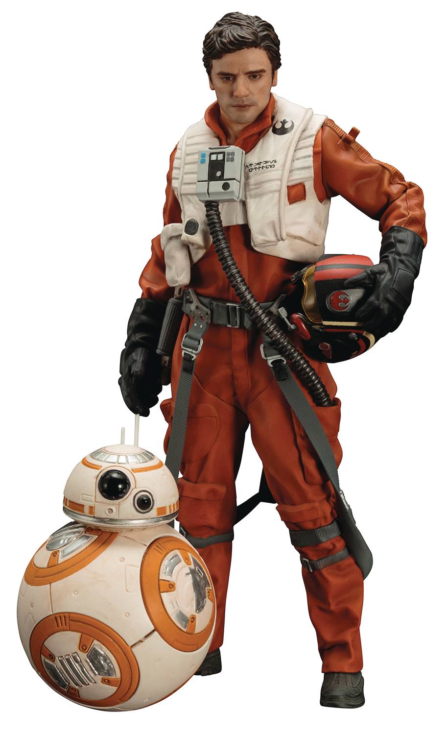 STL066957-2 SW E7 POE DAMERON & BB-8 ARTFX+ STATUE 2PK