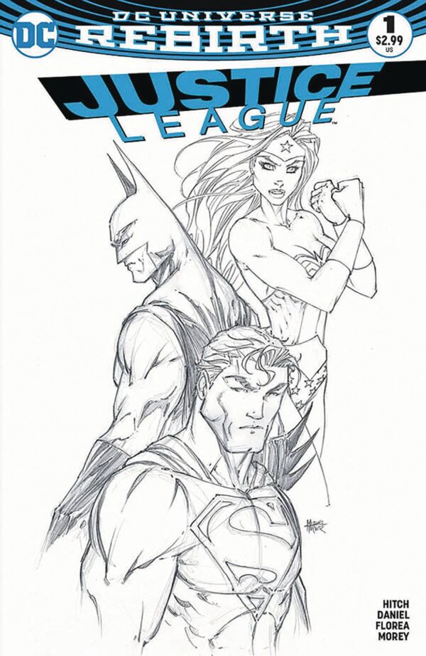 JUSTICE LEAGUE #1 ASPEN B&W VAR