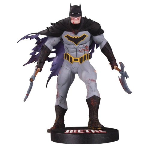 STL069920 DC DESIGNER SERIES METAL BATMAN STATUE BY CAPULLO
