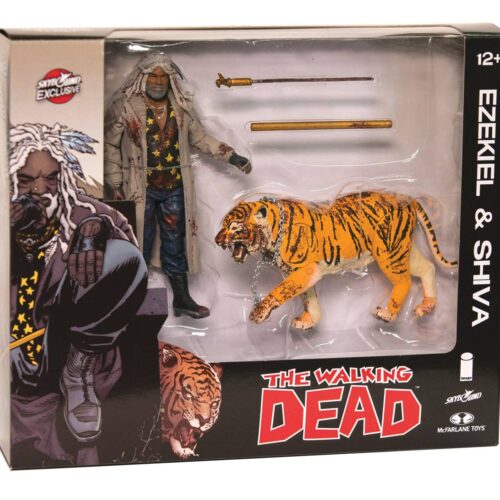 WALKING DEAD EZEKIEL & SHIVA ALL OUT WAR AF 2-PACK (BLOODY)