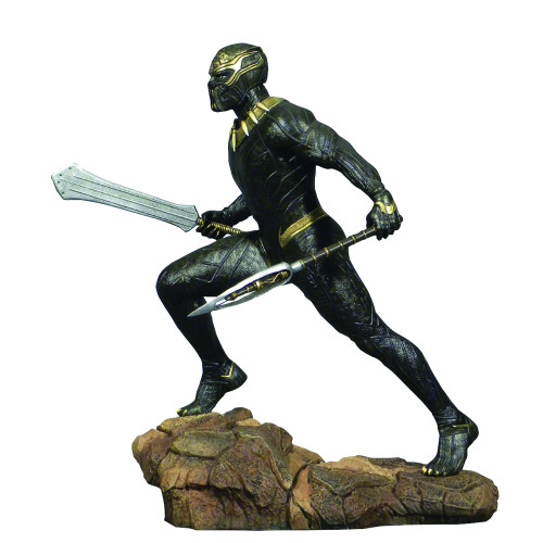 STL075417-1 MARVEL GALLERY BLACK PANTHER MOVIE KILLMONGER PVC FIGURE
