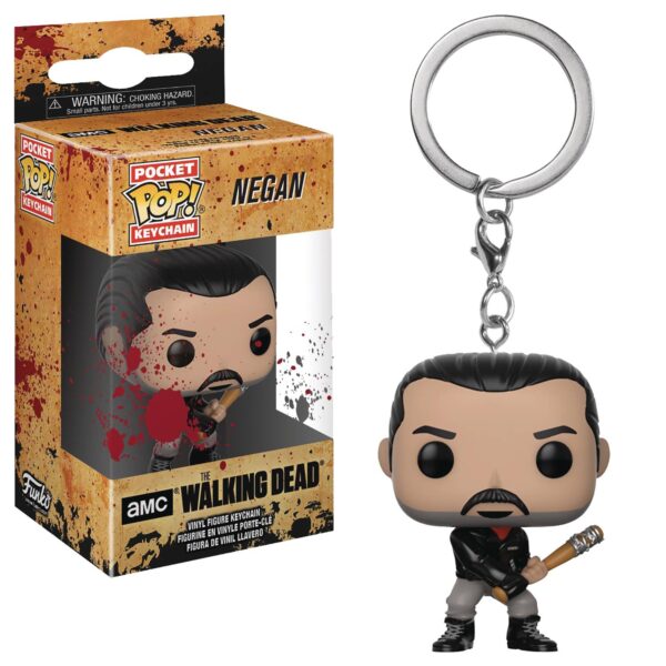 STL076298 POCKET POP WALKING DEAD NEGAN VIN FIG KEYCHAIN