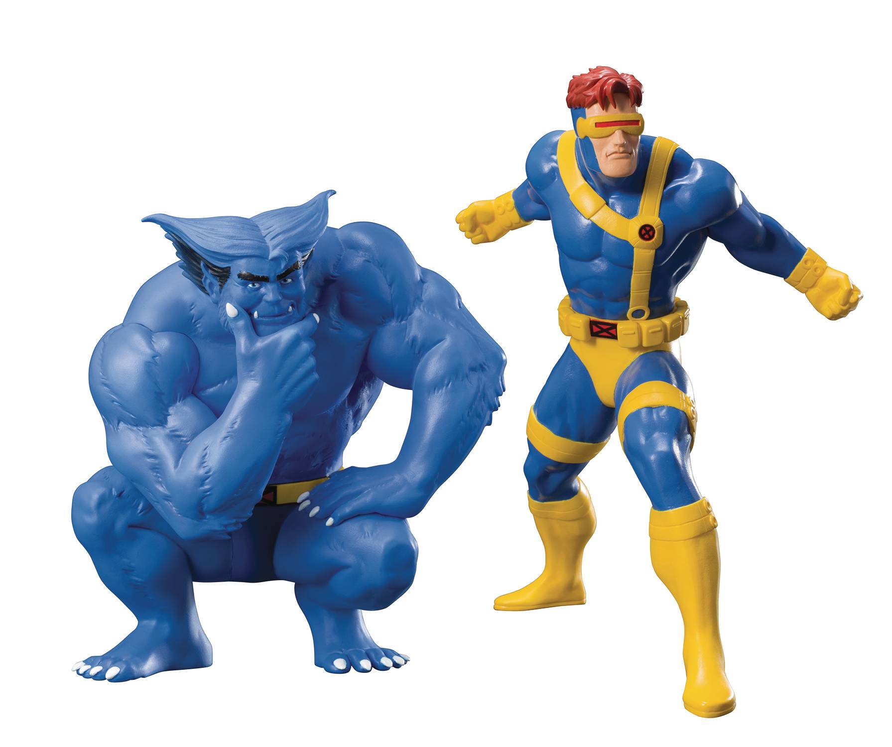 STL083570 MARVEL CYCLOPS & BEAST 2PK ARTFX+ STATUE
