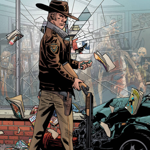 STL090569 WALKING DEAD #1 15TH ANNV VAR