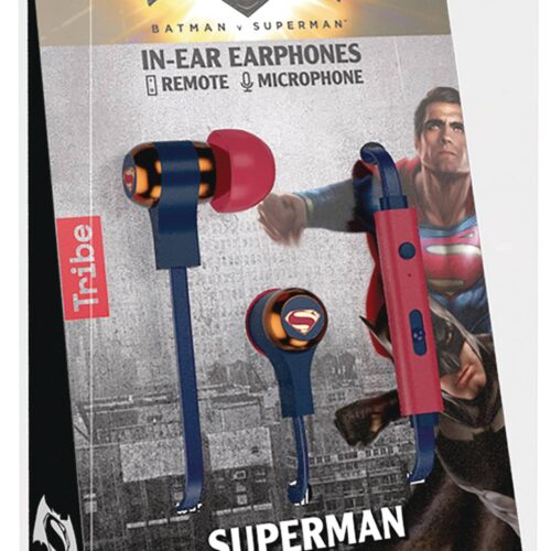 DC HEROES SUPERMAN TRIBE SWING EARPHONES