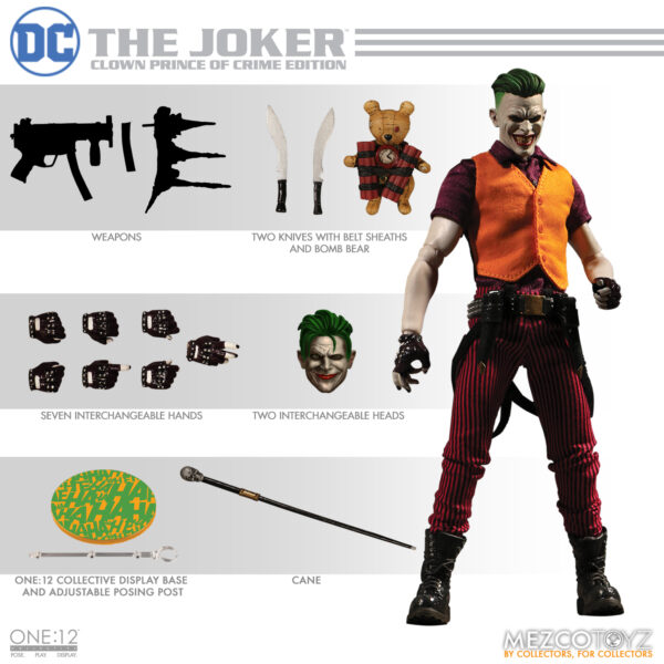 ONE-12 COLLECTIVE DC JOKER CLOWN PRINCE OF CRIME EDITION AF