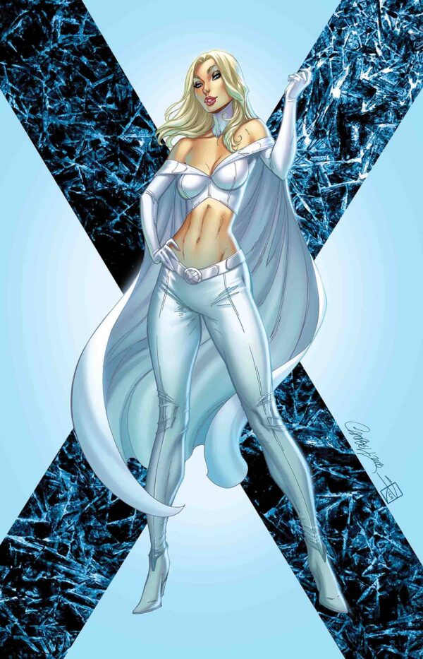 X-MEN BLACK EMMA FROST BY J SCOTT CAMPBELL POSTER