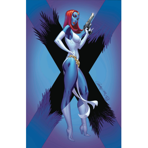 STL098288 X-MEN BLACK MYSTIQUE BY J SCOTT CAMPBELL POSTER