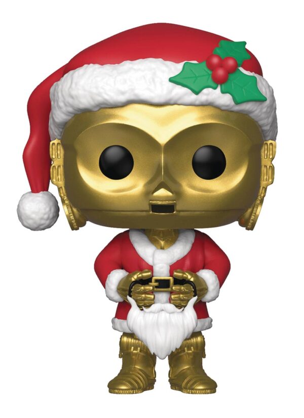 STL104757 POP STAR WARS HOLIDAY C-3PO VINYL FIG