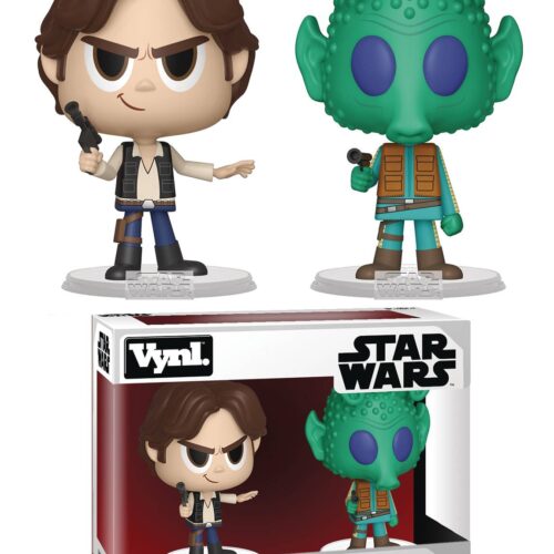 VYNL STAR WARS HAN SOLO & GREEDO VIN FIG 2PK
