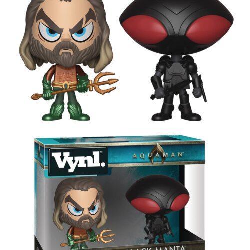 VYNL DC AQUAMAN MOVIE AQUAMAN & BLACK MANTA VIN FIG 2PK