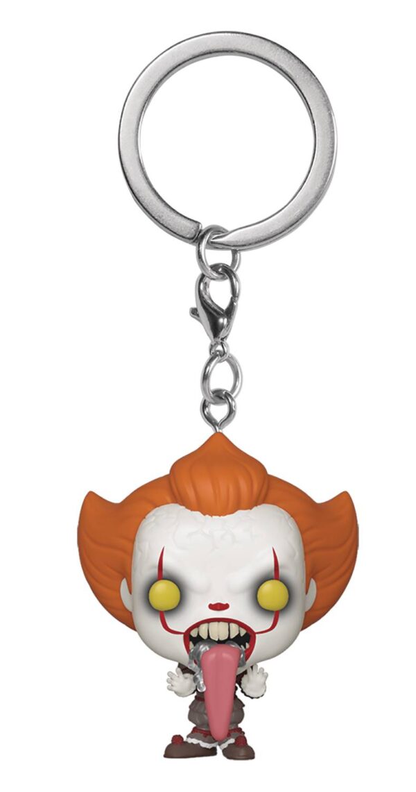 POCKET POP IT CHAPTER 2 PENNYWISE W/ DOG TONGUE KEYCHAIN