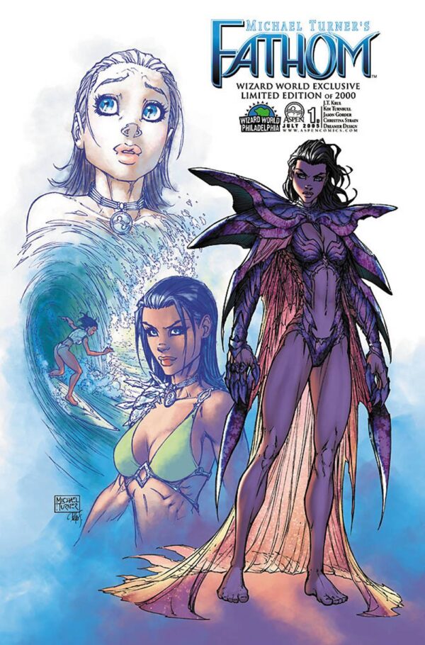 FATHOM VOL 2 #1 LMT ED CVR B WW PHILLY 05