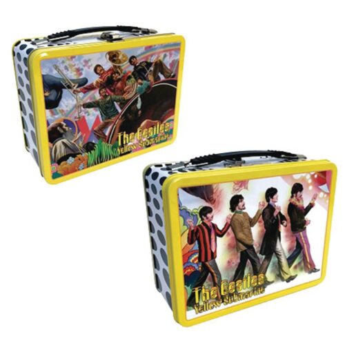 STL122543 BEATLES ALEX ROSS YELLOW SUBMARINE TIN TOTE