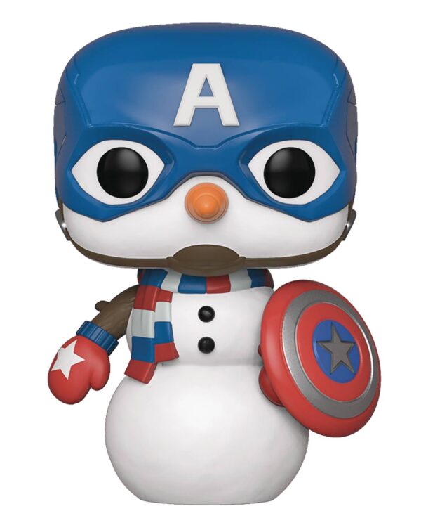 POP MARVEL HOLIDAY CAPT AMERICA VIN FIG