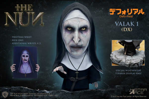 STL140928-1 THE NUN VALAK CLOSED MOUTH DEFO REAL SOFT VINYL STATUE DLX