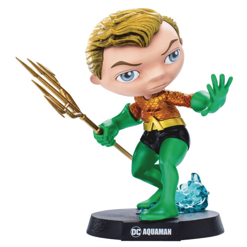 STL141860 MINICO HEROES DC COMICS AQUAMAN VINYL STATUE