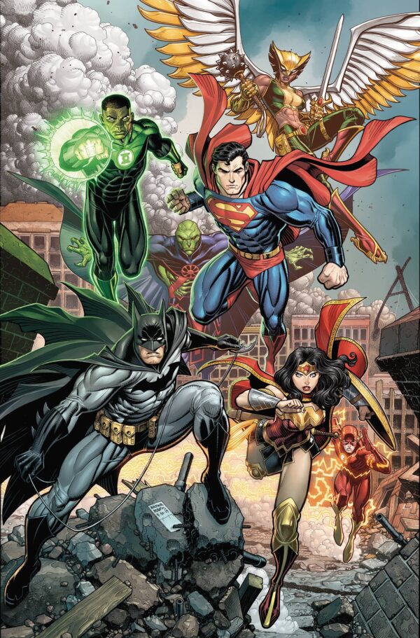 STL145451 JUSTICE LEAGUE #40 CARD STOCK ARTHUR ADAMS VAR ED - #43 ( SET )