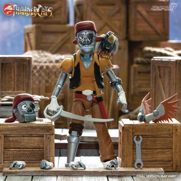STL161002 THUNDERCATS ULTIMATES WAVE 3 CAPT CRACKER ROBOTIC PIRATE AF