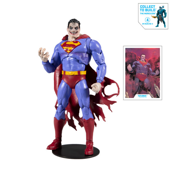 STL163960_1 DC COLLECTOR BUILD-A WV2 SUPERMAN INFECTED 7IN SCALE AF