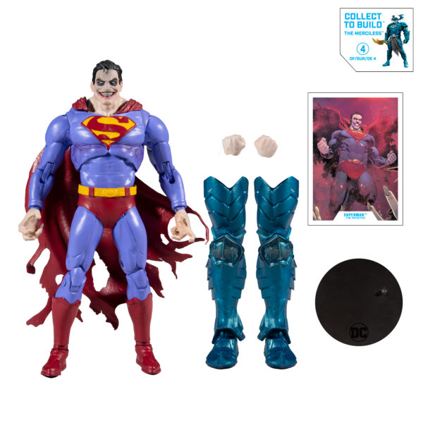 STL163960_4 DC COLLECTOR BUILD-A WV2 SUPERMAN INFECTED 7IN SCALE AF