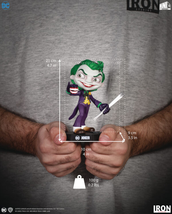 STL164665_3 MINICO HEROES DC COMICS JOKER VINYL STATUE