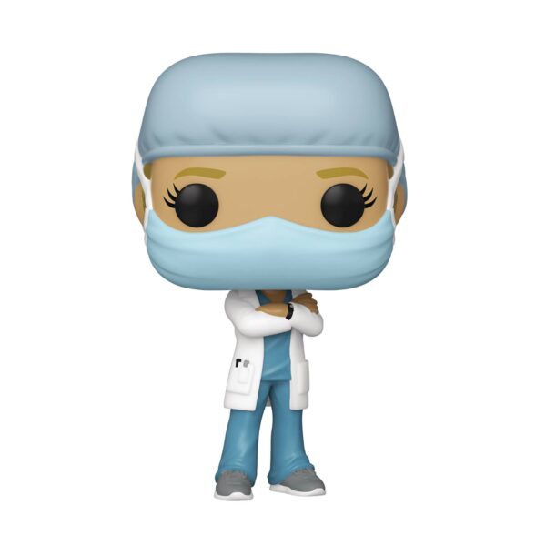 STL164870 POP HEROES FRONT LINE WORKER FEMALE 1 VINYL FIGURE