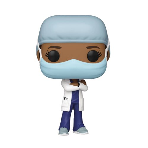 POP HEROES FRONT LINE WORKER FEMALE 2 VINYL FIGURE