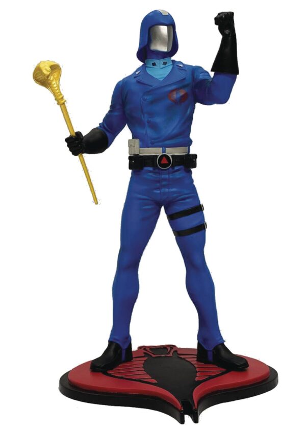 GI JOE COBRA COMMANDER 1:8 SCALE PVC STATUE