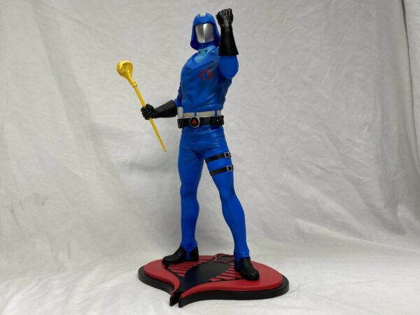 GI JOE COBRA COMMANDER 1:8 SCALE PVC STATUE