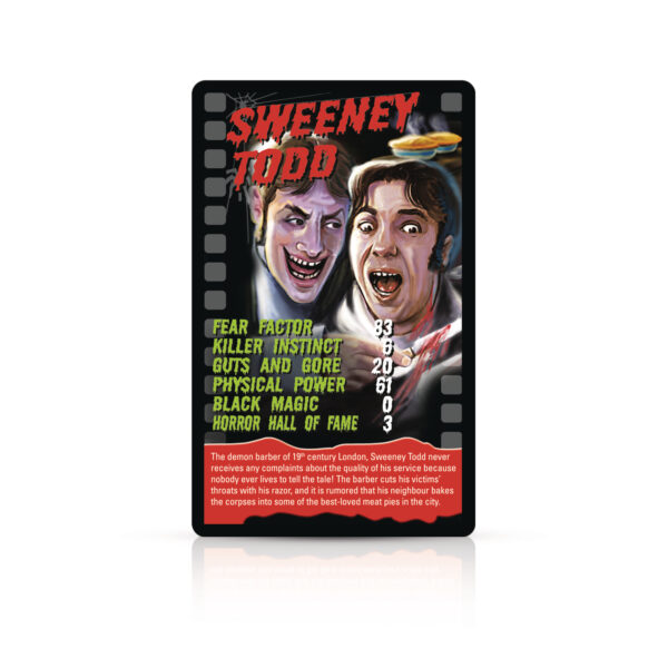 TOP TRUMPS HORROR 2020 GLOW IN THE DARK GAME