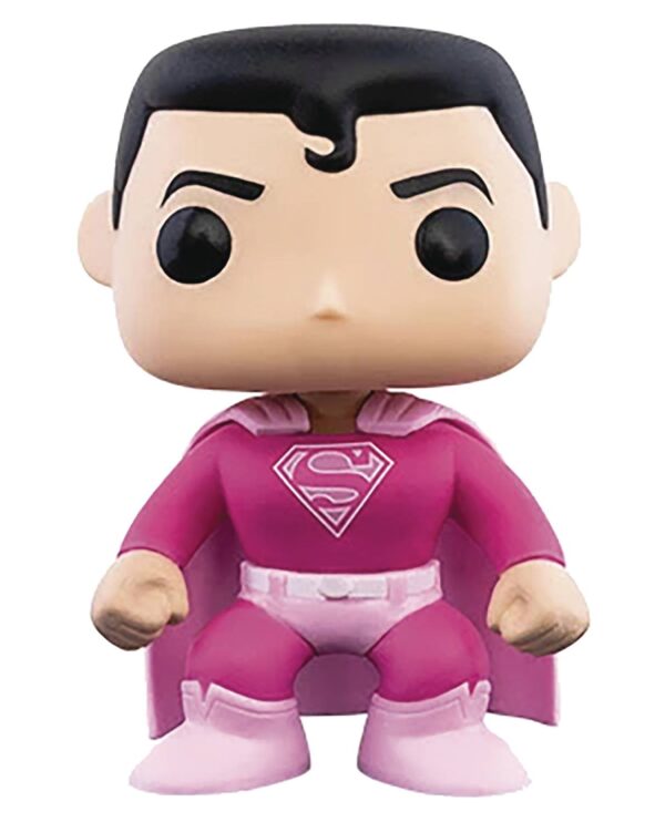 STL167129 POP BREAST CANCER AWARENESS SUPERMAN VIN FIG