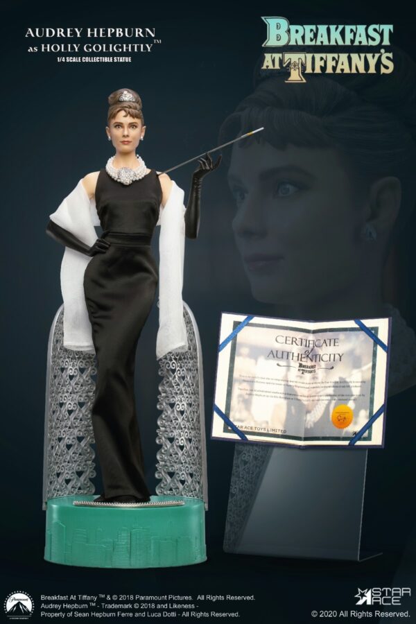 STL169549_1 BREAKFAST AT TIFFANYS AUDREY HEPBURN LTD 1/4 STATUE W/LIGHT