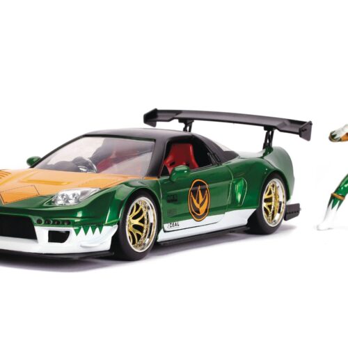 POWER RANGERS 2002 HONDA NSX W/GREEN RANGER 1/24 VEHICLE