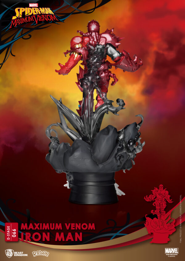 MAXIMUM VENOM DS-066 IRON MAN D-STAGE SER 6IN STATUE