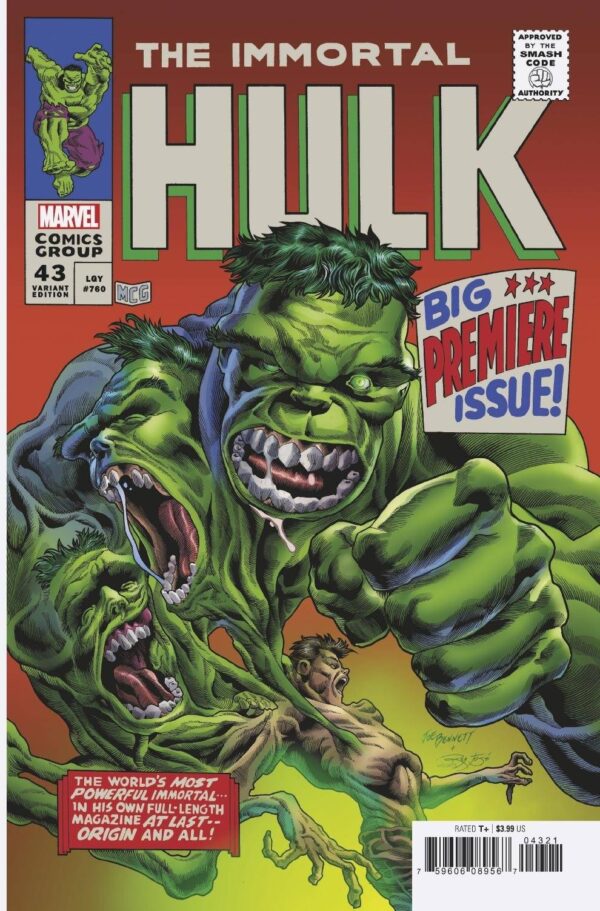 STL174331 IMMORTAL HULK #43 BENNETT HOMAGE VAR